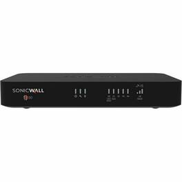 SonicWall - TZ80 Network Security/Firewall Appliance - Intrusion Prevention - 4 Port - 1000Base-T, 1000Base-X - Gigabit - Black