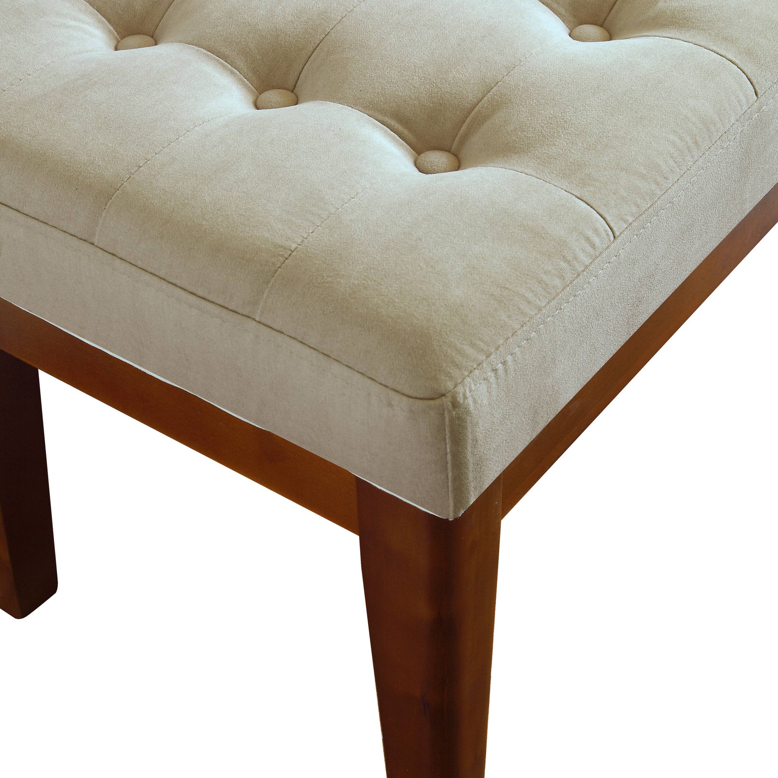 Alt View 13. Elle Decor - Mid-Century Claire Bench - Truffle Gray.