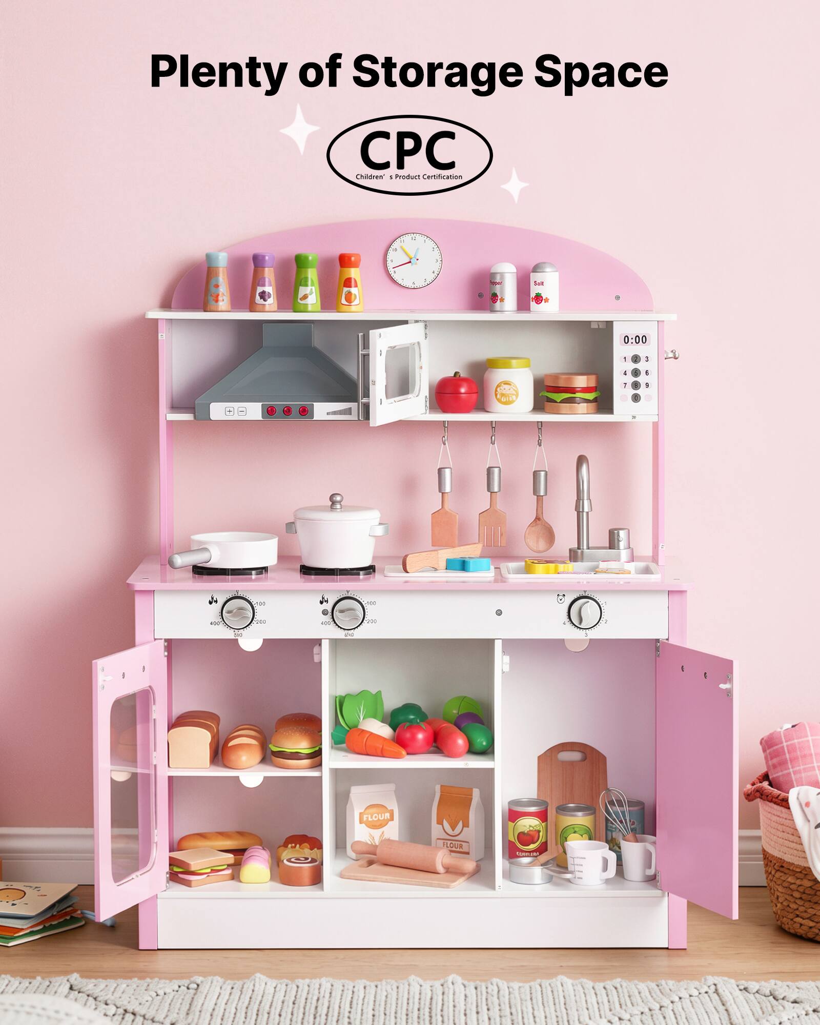 Plenty of Storage Space  
CPC  
Children's Product Certification