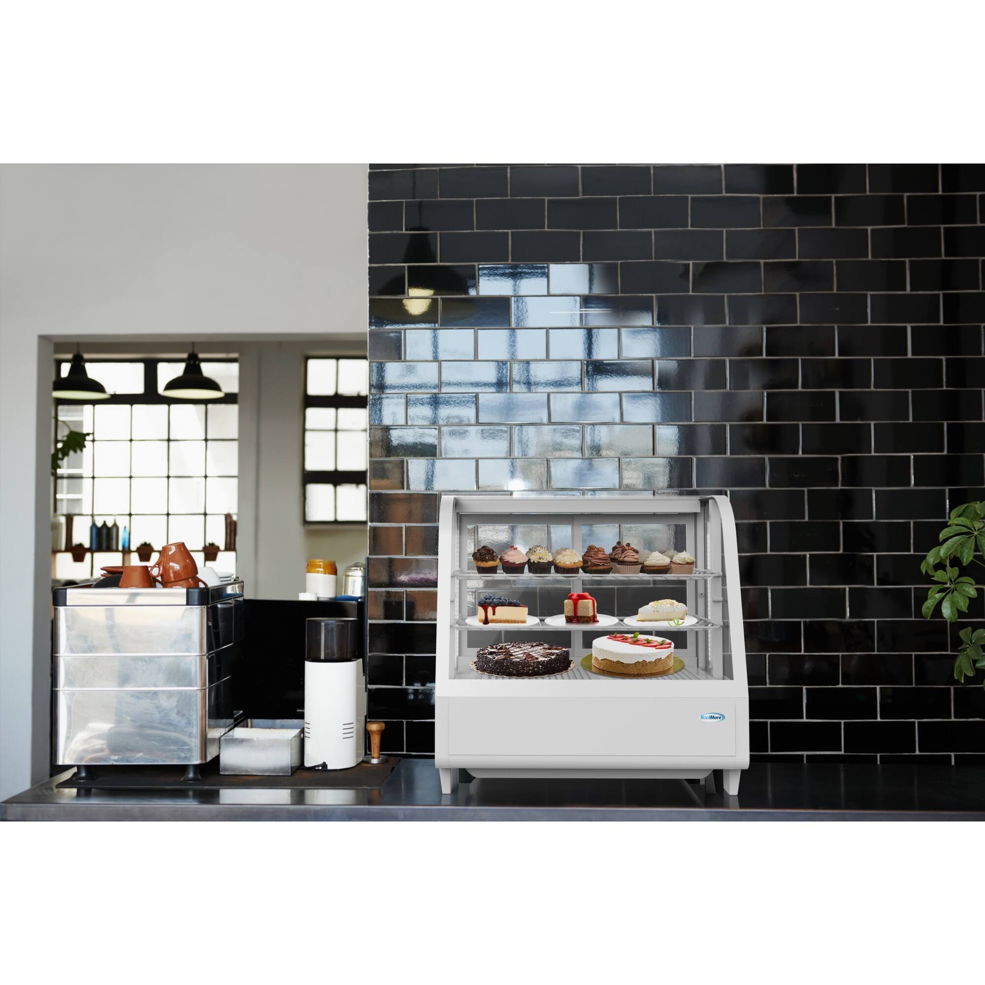 Alt View 2. Koolmore - 27 in. Countertop Display Refrigerator - 3.6 Cu Ft. CDC-3C-WH - White.