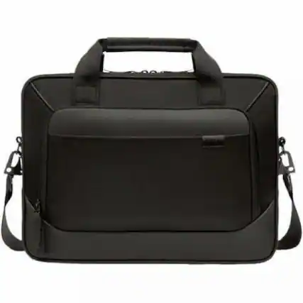 Front. Dell - Dell EcoLoop Pro Carrying Case (Briefcase) for 14" Notebook - Black.