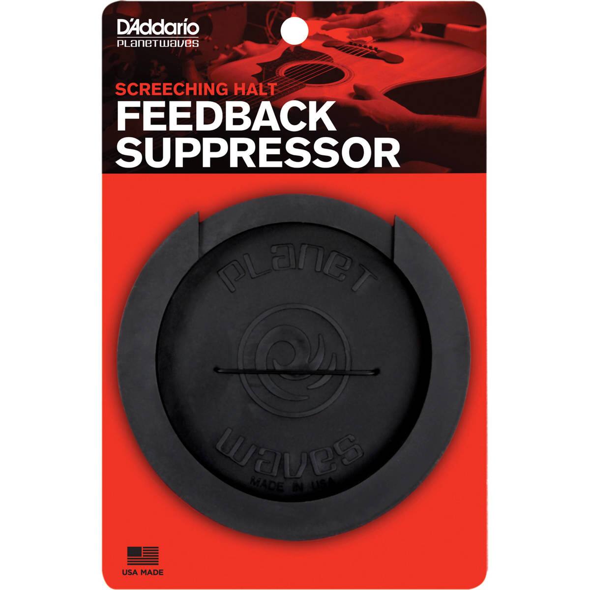 D'Addario Planetwaves SCREECHING HALT FEEDBACK SUPPRESSOR planewaves MADE USA IN USA MADE
