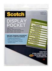 8.5" x 11" Scotch Display Pocket
Emergency Numbers:
- Medical Services:
- Poison Control:
- Ambulance:
- Fire Department:
- Police Department:
- Doctor:
- Gas Company:
- Electric Company:
- Hospice:
Use for:
- Signs, Certificates, Awards, Kids Artwork, Pictures, and More
Instant Framing & Mounting Without Surface Damage
- Professional appearance
- Easy mounting and removal
- Includes Command Picture Hanging Strips
1 Display Pocket
9 1/16" x 11 9/32" (23 cm x 28 cm)
2 Sets of Small Command Picture Hanging Strips