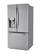 Left. LG - 24.5 Cu. Ft. French Door Smart Refrigerator with Slim SpacePlus Ice - Stainless Steel.