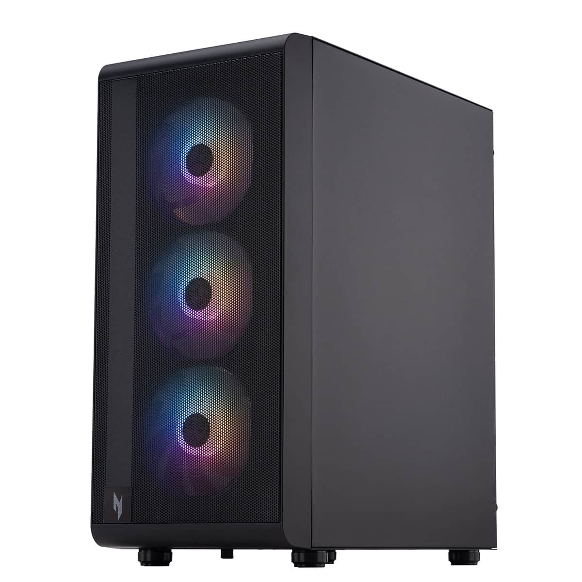 Alt View 7. Acer - Nitro 60 N60-180-UB34 Gaming Desktop - AMD Ryzen 7 7700 - 32GB DDR5 Memory - NVIDIA GeForce RTX 5070 Ti - 2TB SSD - Black.