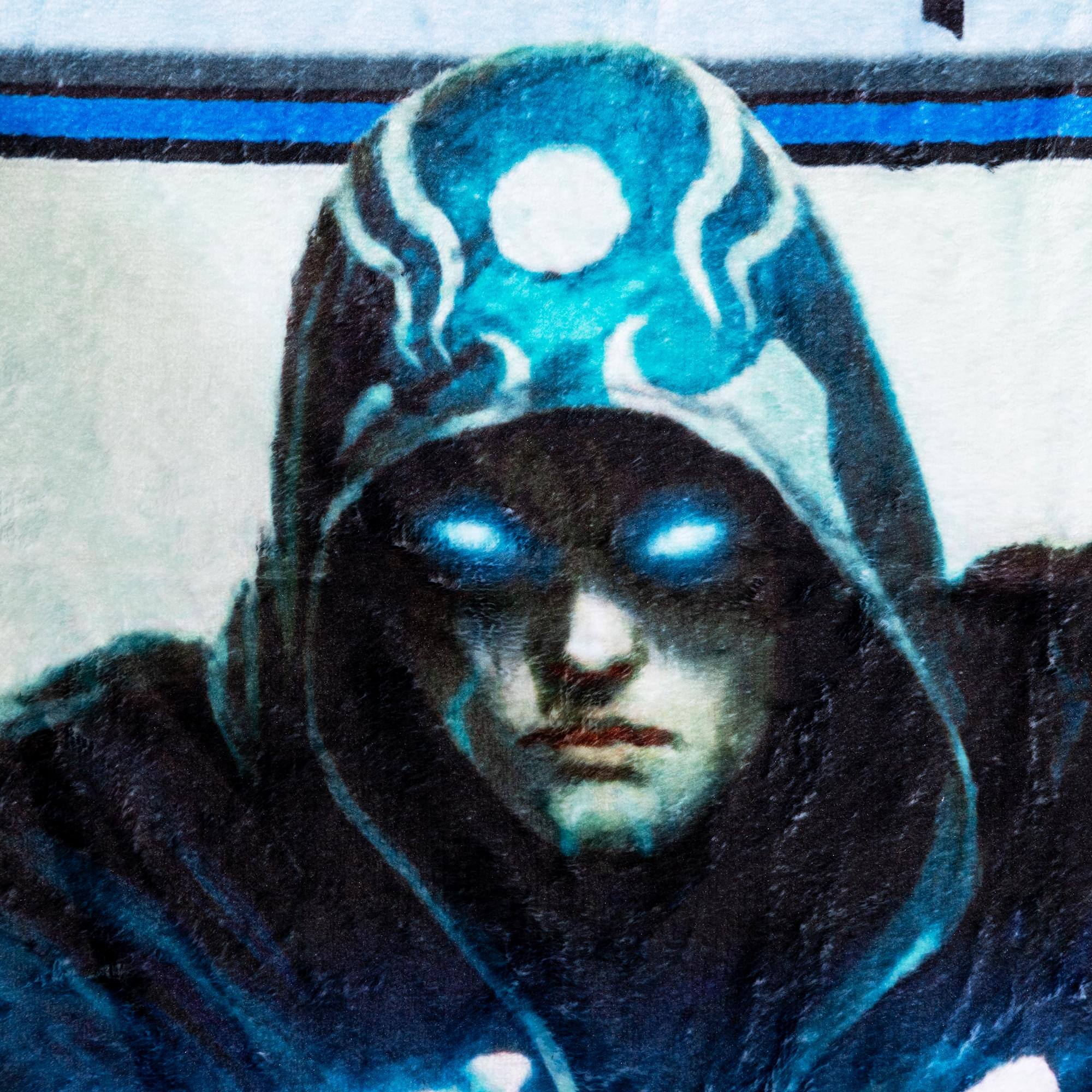 Alt View 1. Surreal Entertainment - Magic: The Gathering Jace, The Mind Sculptor Throw Blanket | 45 x 60 Inches - Black.