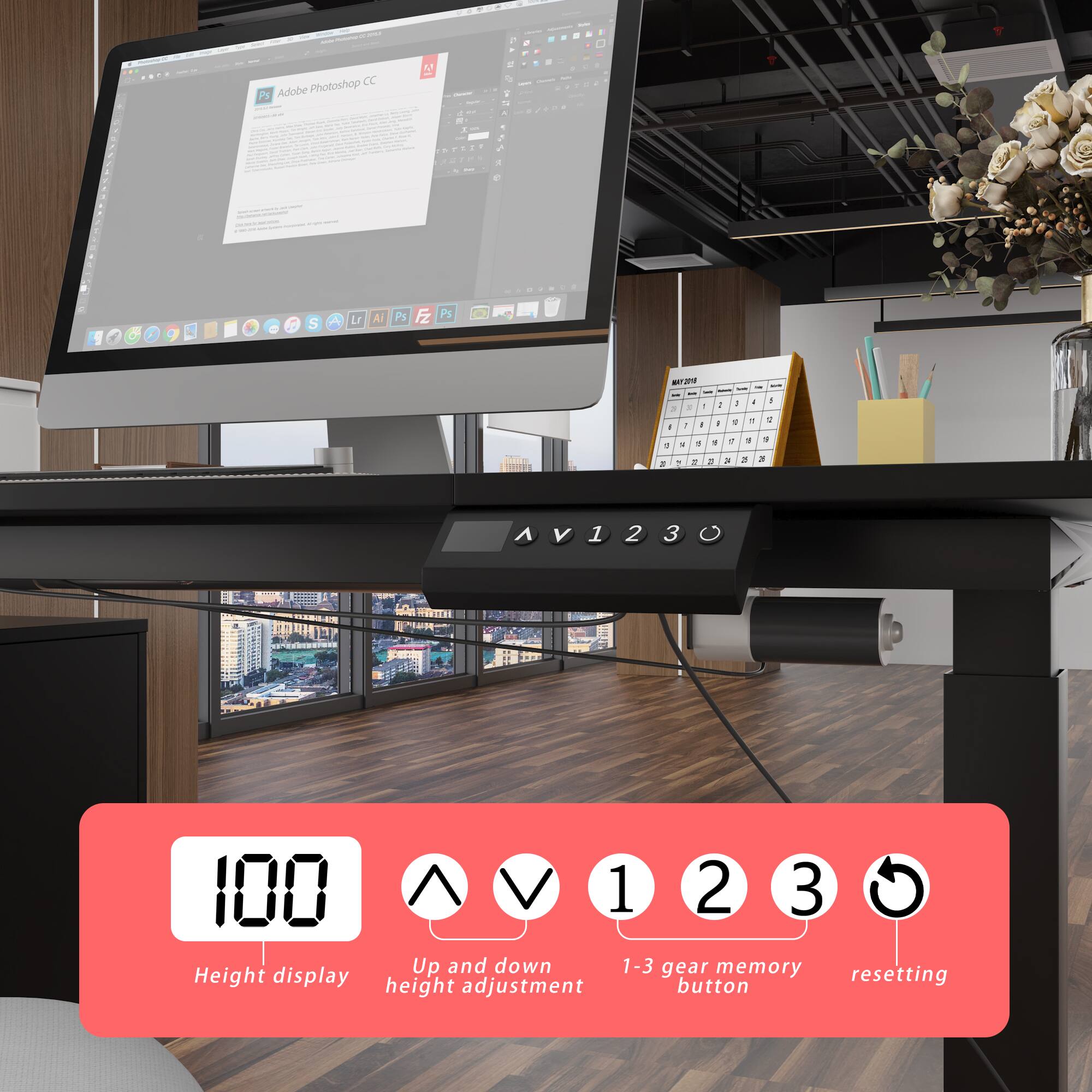 + 1 CC Adobe Photoshop Pa N d L - S Lr Ai Ps FZ Ps a - - - - - - - - + d - - . - + + i . + Y + . - . a a , V Av1230 V 1 2 3 C 100 V 1 2 3 Up and down 1-3 gear memory Height display button resetting height adjustment