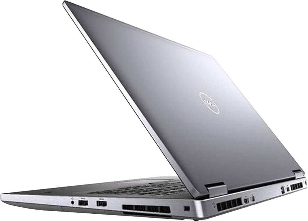 Alt View 12. Dell - Precision 7740 17.3" Refurbished Laptop - Intel 9th Gen Core i7 with 64GB Memory - NVIDIA Quadro RTX 3000 - 2TB SSD - Silver.