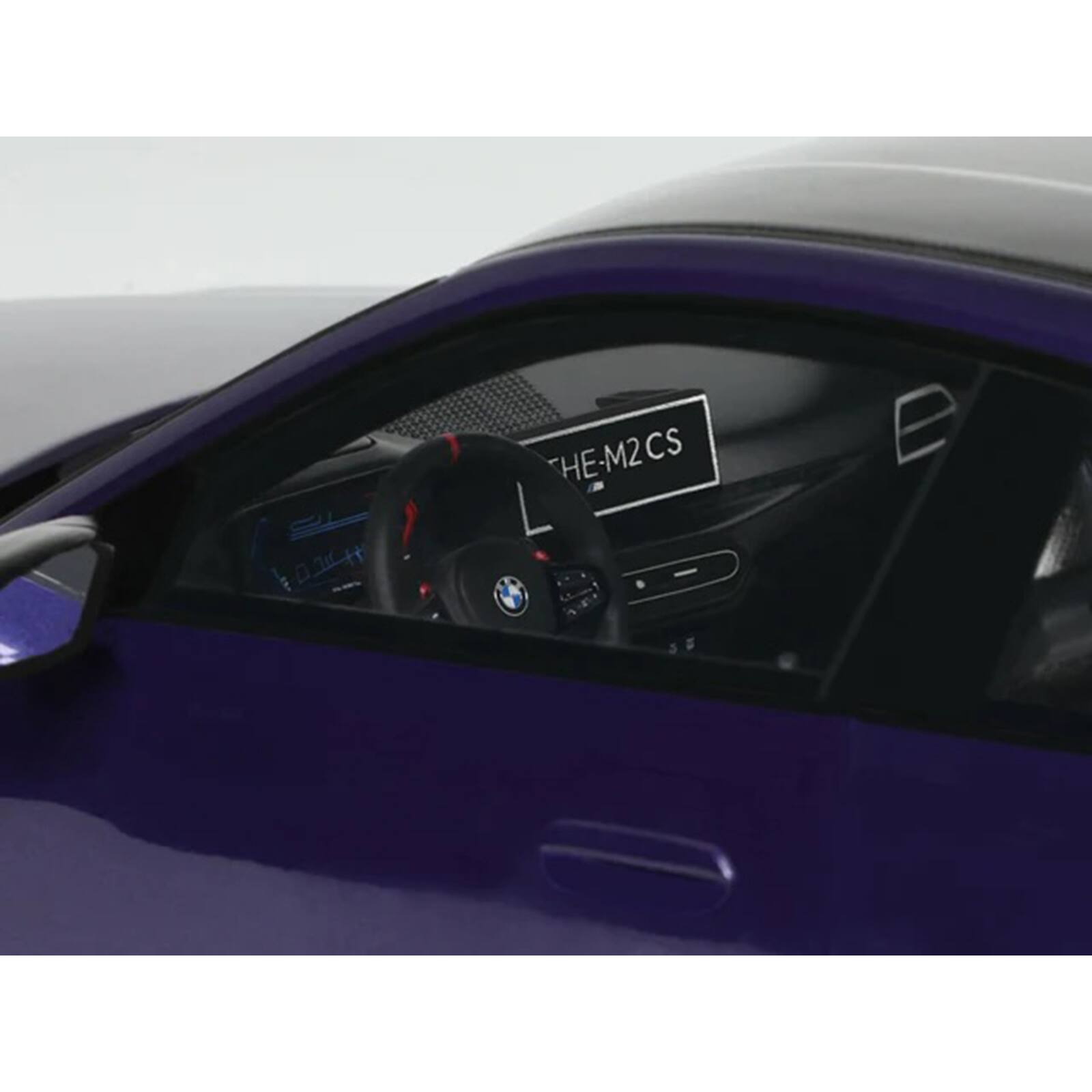 Alt View 1. GT Spirit - 2025 BMW M2 CS Blue Metallic with Black Top 1/18 Model Car by GT Spirit.