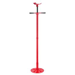 VEVOR - Underhoist Support Stand, 1/2 Ton (1102 lbs) Capacity Under Hoist Jack Stand, Lifting from 54.02" to 83.86" - Red