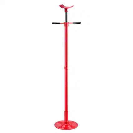 Front. VEVOR - Underhoist Support Stand, 1/2 Ton (1102 lbs) Capacity Under Hoist Jack Stand, Lifting from 54.02" to 83.86" - Red.