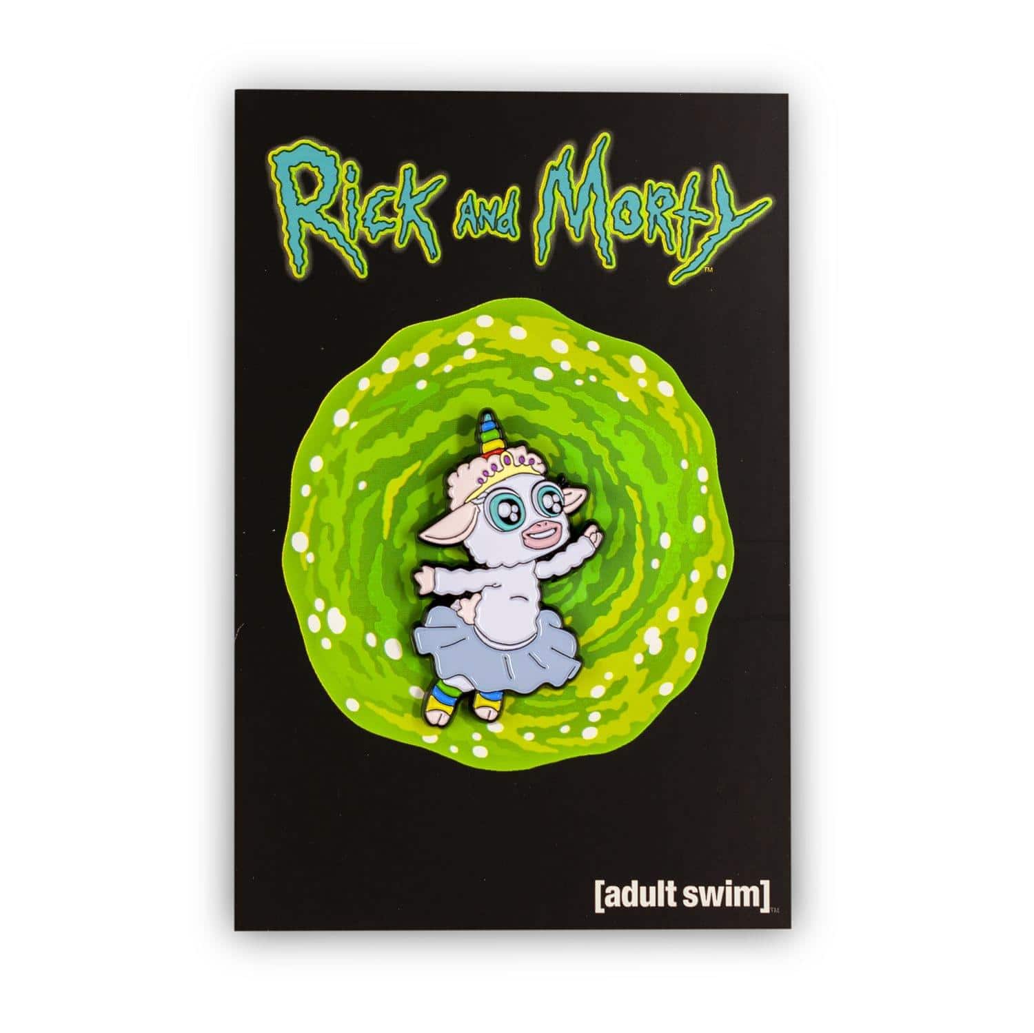 SalesOne LLC - Rick and Morty Collector's Enamel Pin, Tinkles the Unicorn Lamb - Blue price history on PriceWatchPro