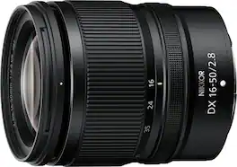 Nikon - NIKKOR Z DX 16-50mm f/2.8 Wide-angle Mirrorless Zoom VR Lens - Black