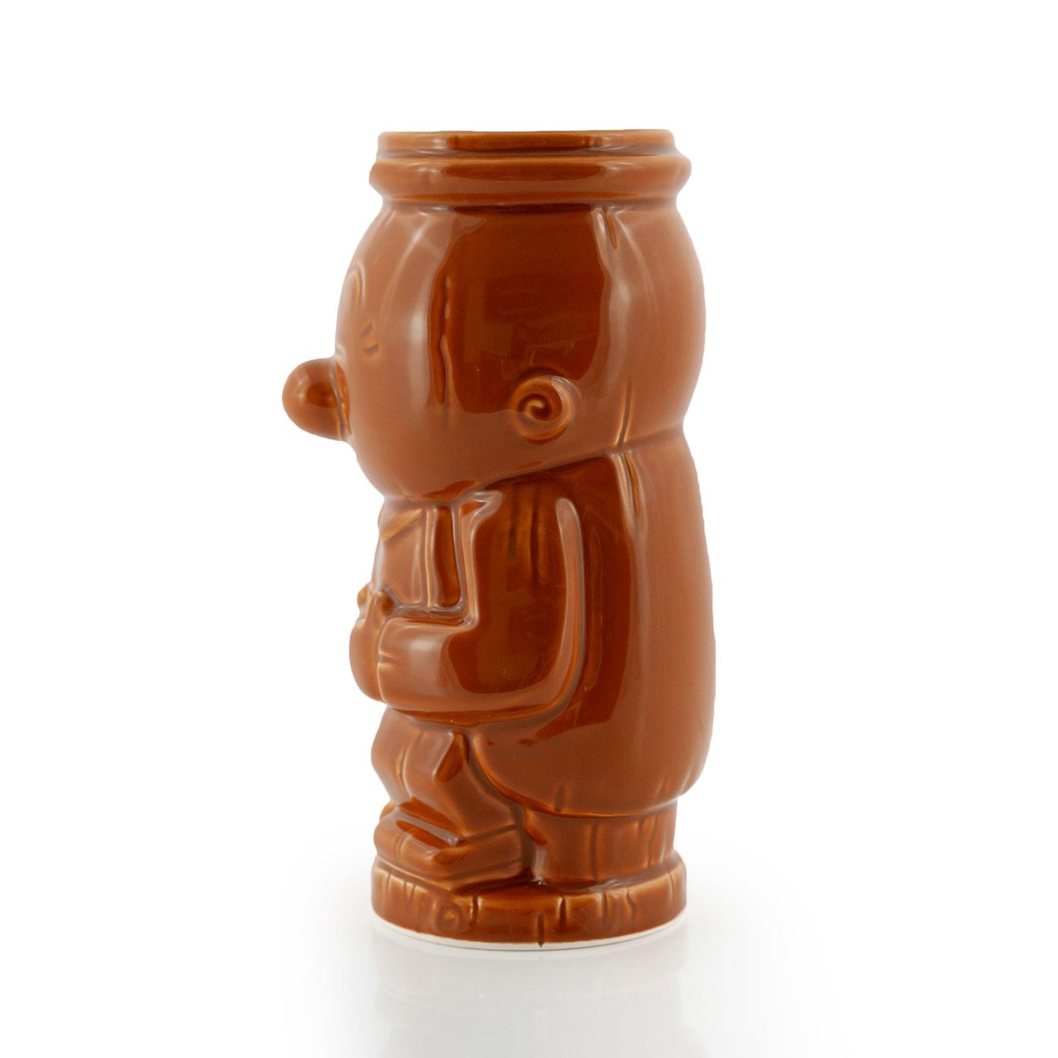 Alt View 10. ThinkGeek - Geeki Tikis Popeye Ceramic Mug | Wimpy | Holds 18 Ounces - Brown.