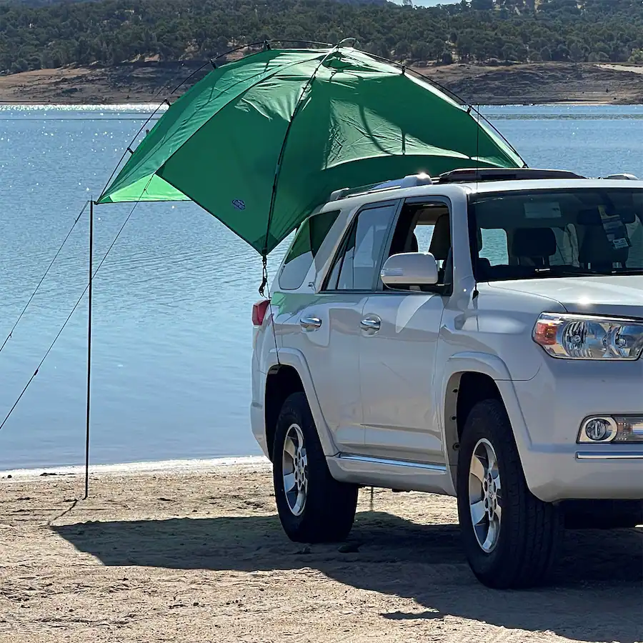 Max Rite Green Kamp Rite Outdoor Shade Camping Awning for SUV Sport Vehicle & Carry ...