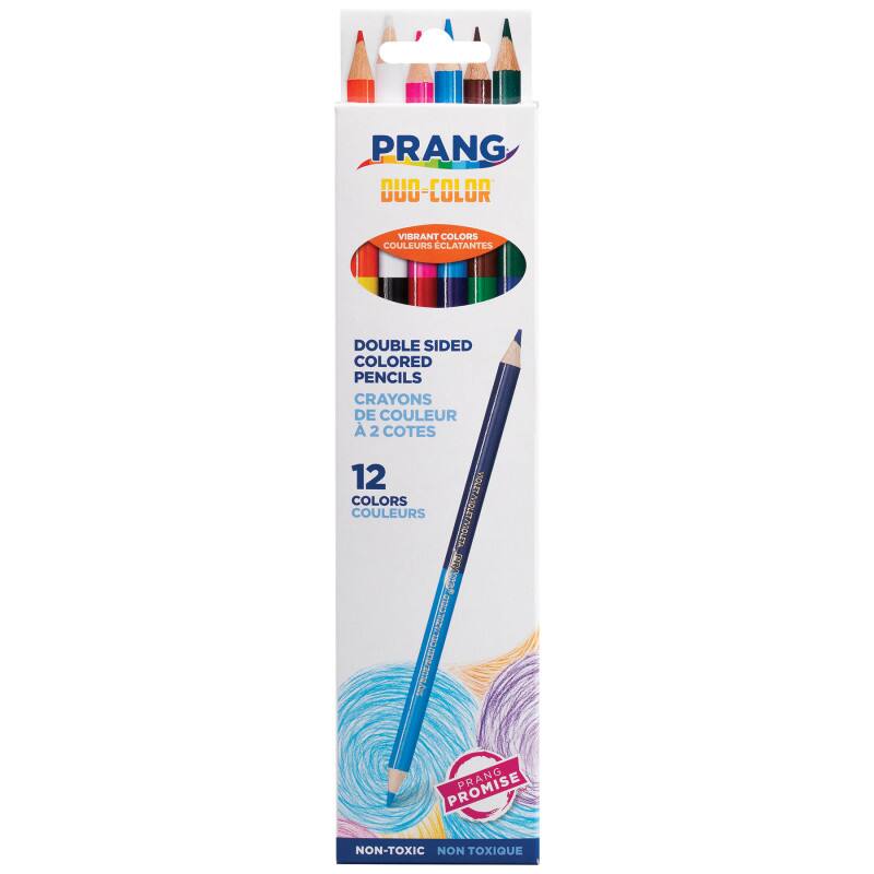 Prang - Duo Colored Pencils  12 Color Set