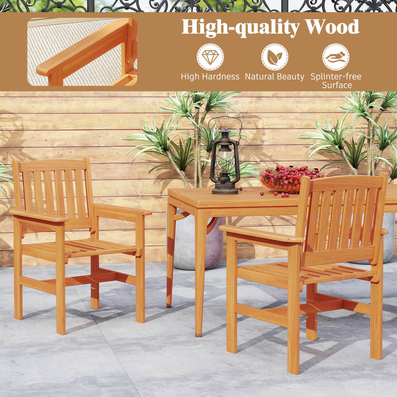 High-quality Wood

- High Hardness
- Natural Beauty
- Splinter-free Surface