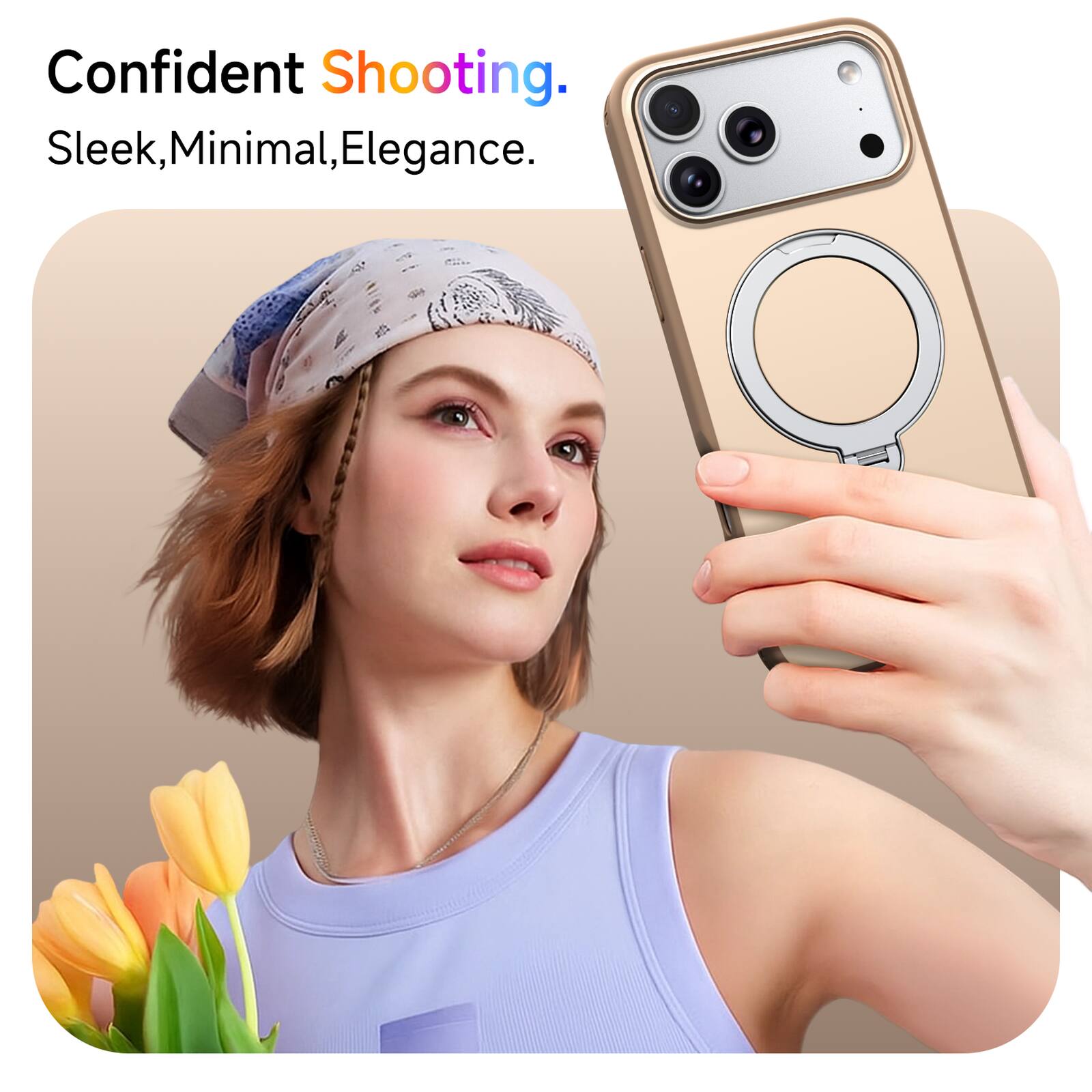 Confident Shooting. Sleek, Minimal, Elegance.