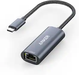 Anker - USB C to Ethernet Adapter - Gray