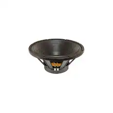 Front. Eminence - Professional 18" Woofer - 800 W RMS - 1600 W PMPO - Black.