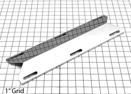 Music City Metals - MCM949304113 heat plate 304 ss 17.3125 x 4.9375 Ch grates heat plates and angles