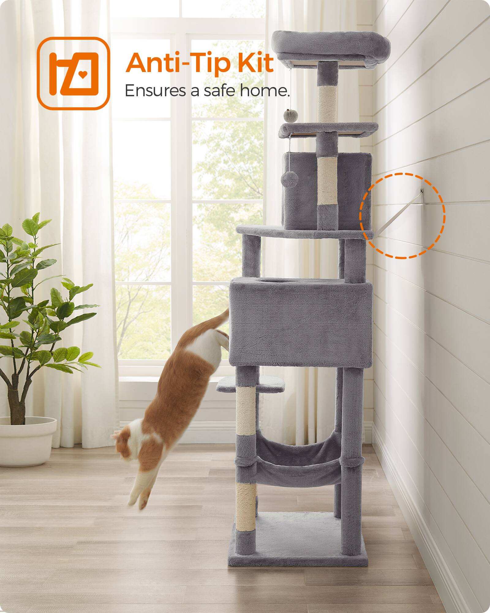 Anti-Tip Kit EA Ensures a safe home.
