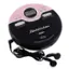 Left. Studebaker - Portable CD Player with FM Radio - Pink/Black.
