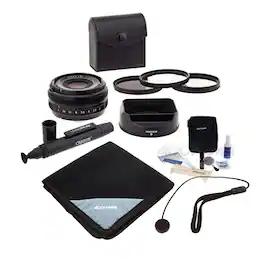 Bundle - Fujifilm - XF 18mm f/2.0 Lens, with ProOptic 52mm Filter Kit, Lens Wrap, Cleaning Kit, Lens Cleaner, Lens Cap