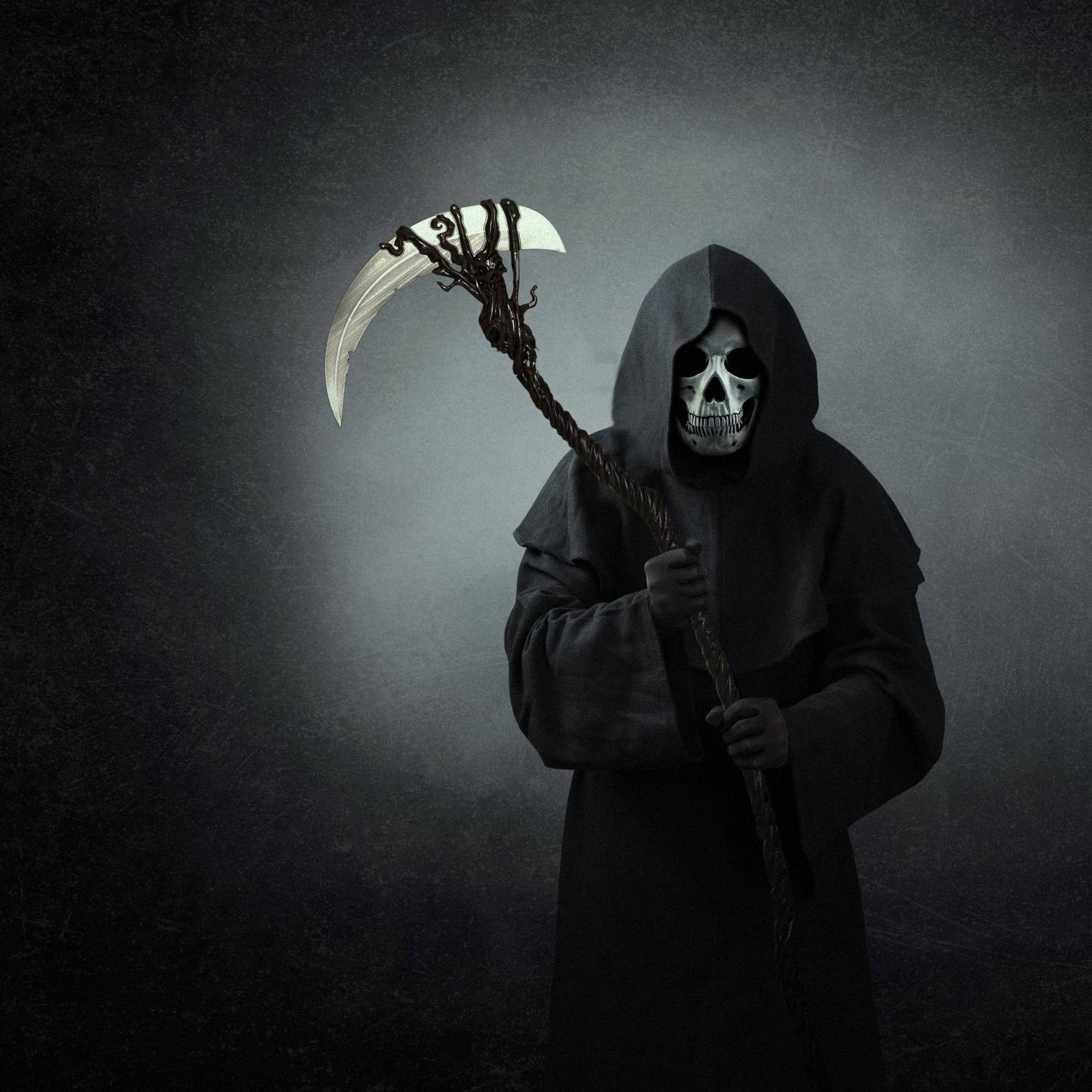 Alt View 10. Underwraps - Scythe Adult Costume Accessory - Silver.