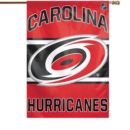 WinCraft - Carolina Hurricanes 28" x 40" Primary Logo Single-Sided Vertical Banner - Multicolor