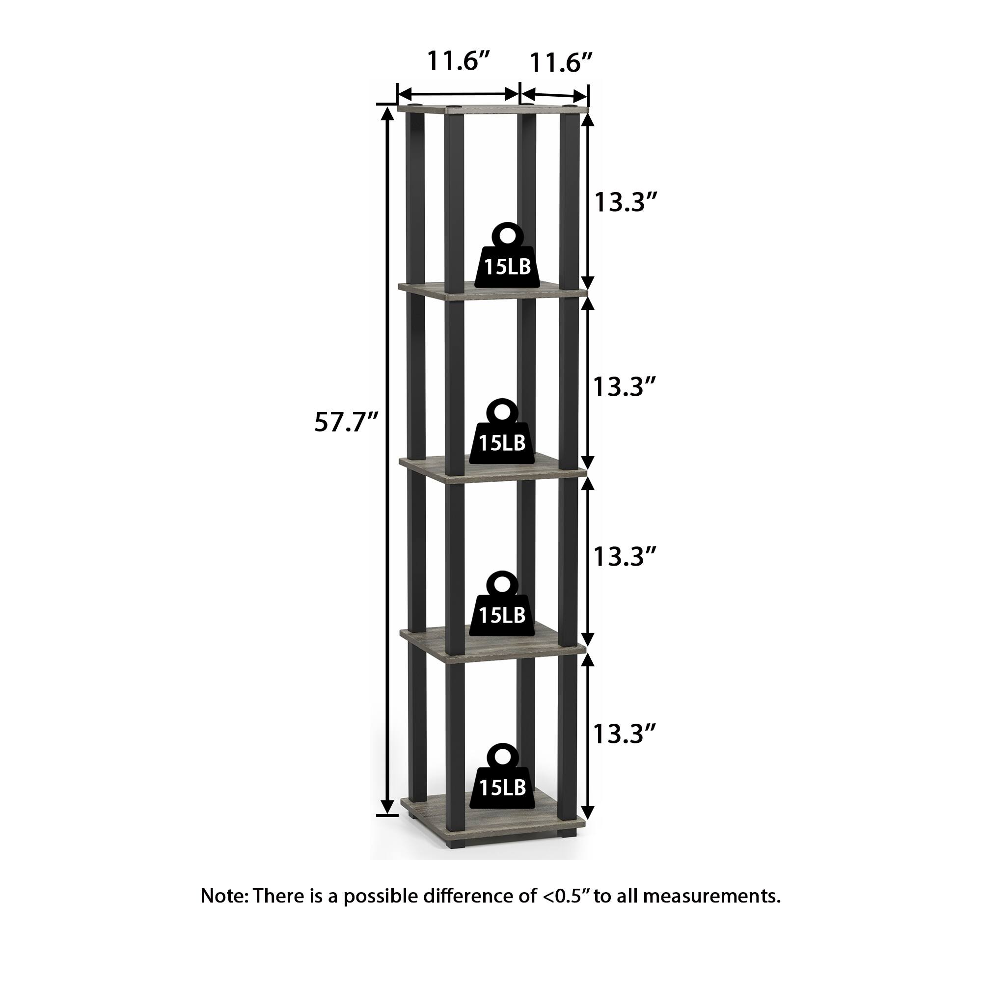 11.6" 11.6" 13.3" 15LB 57.7" 15LB 13.3" 13.3" 15LB 13.3" 15LB