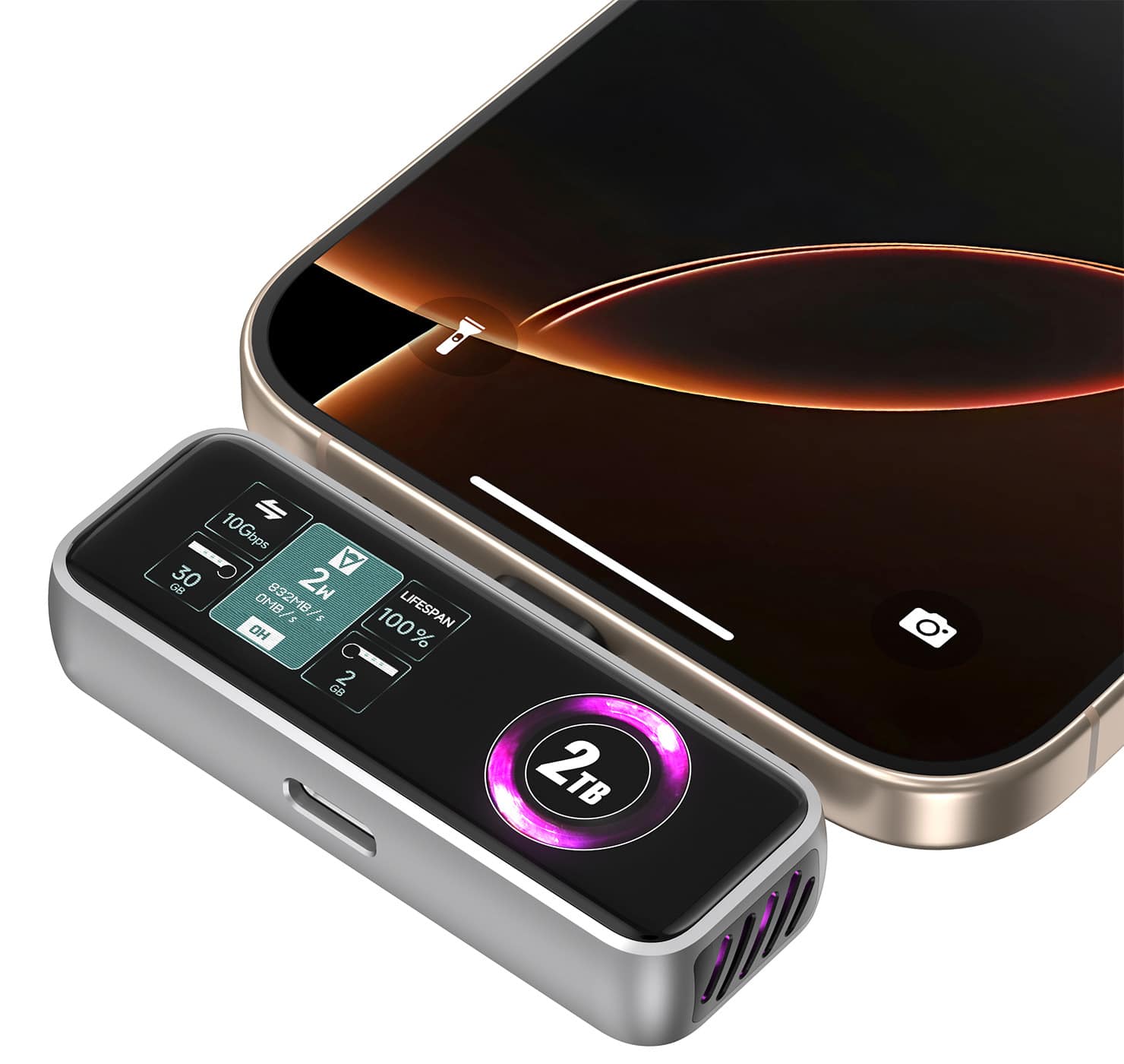 Zike - Z791C-2TB Next-Generation USB-C Magnetic Expansion Memory Card