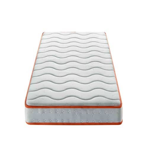 GOODSILO - 6-Inch Twin Hybrid Innerspring & Foam Mattress in a Box, Motion Isolation & Pressure Relief - Creamy White