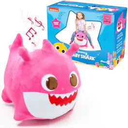 JitteryGit - Pinkfong Mommy Shark Bouncy Ride On Toy