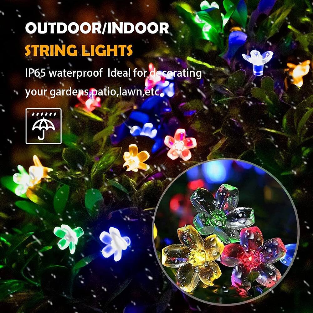 OUTDOOR/INDOOR  
STRING LIGHTS  

IP65 waterproof  
Ideal for decorating your gardens, patio, lawn, etc.