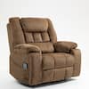 Front. Boyel Living - Power Lift Recliner for Big and Tall Seniors 4 OKIN Motors 180° Lay Flat Heat Massage Adjustable Headrest Lumbar - BROWN.
