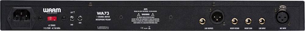 Back. Warm Audio - Single-Channel British Microphone Preamplifier - Black.