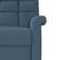 Alt View 17. ProLounger - Cooper Tufted Back Extra Large Low-Pile Velour Wall Hugger Reclining Chair - Medium Blue.