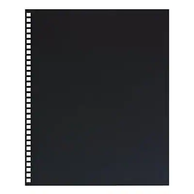 Front. GBC - Swingline GBC Regency Premium Presentation Covers, Letter Size, Black, 25/Pack (2514478) - Black.
