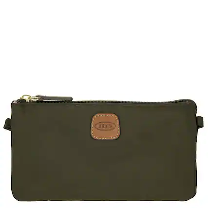 Front. Bric's - X-travel Pouch - Olive.