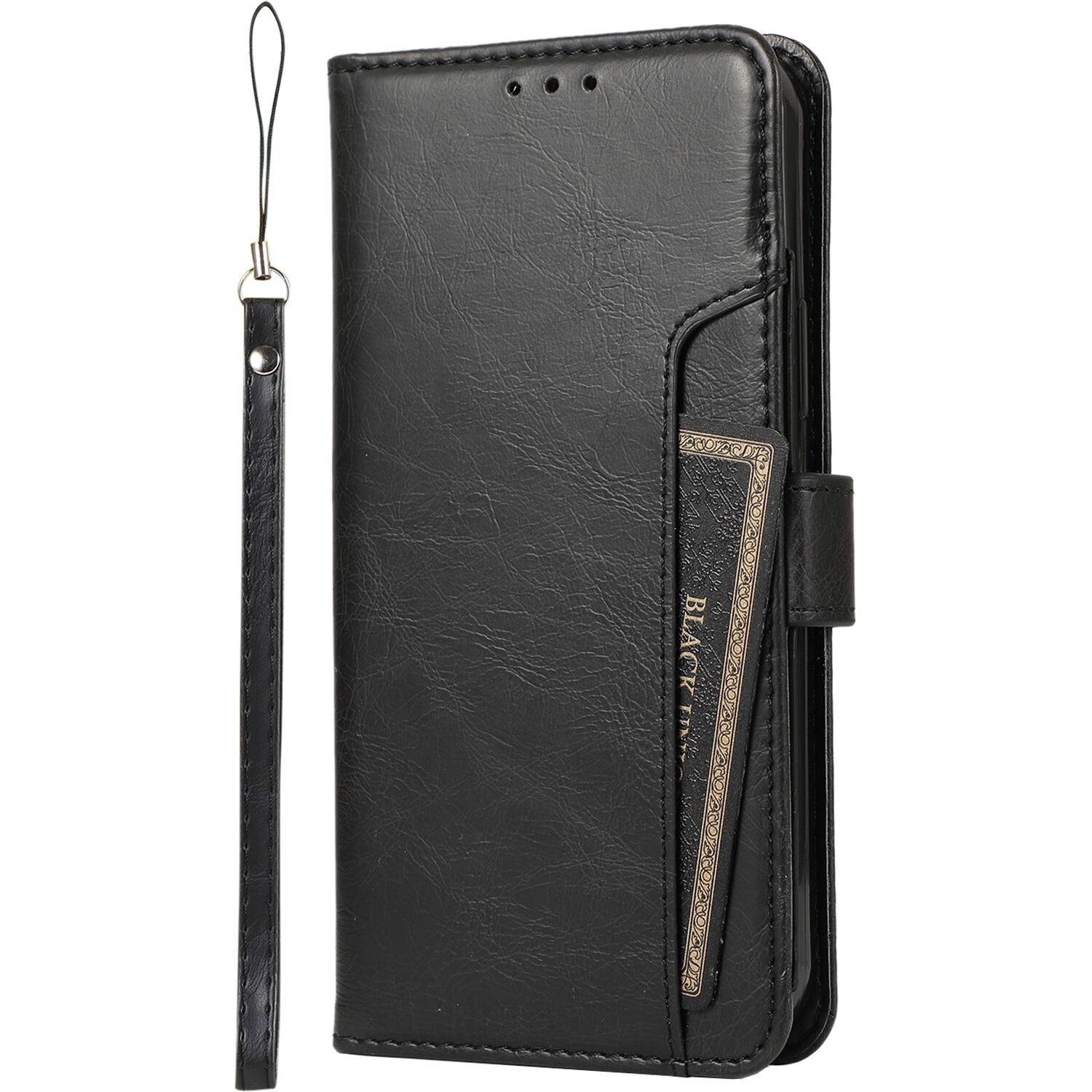 Left. SaharaCase - Folio Wallet Case for Apple iPhone 14 Pro - Black.