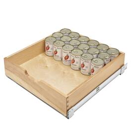 Rev-A-Shelf - 20.71" Pullout Kitchen Cabinet Drawer w/ Soft-close, 4WDB-21SC-1 - Light Brown