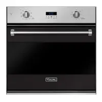 Viking - 30" Built-In Single Electric Convection Oven - Onyx - Front_Zoom