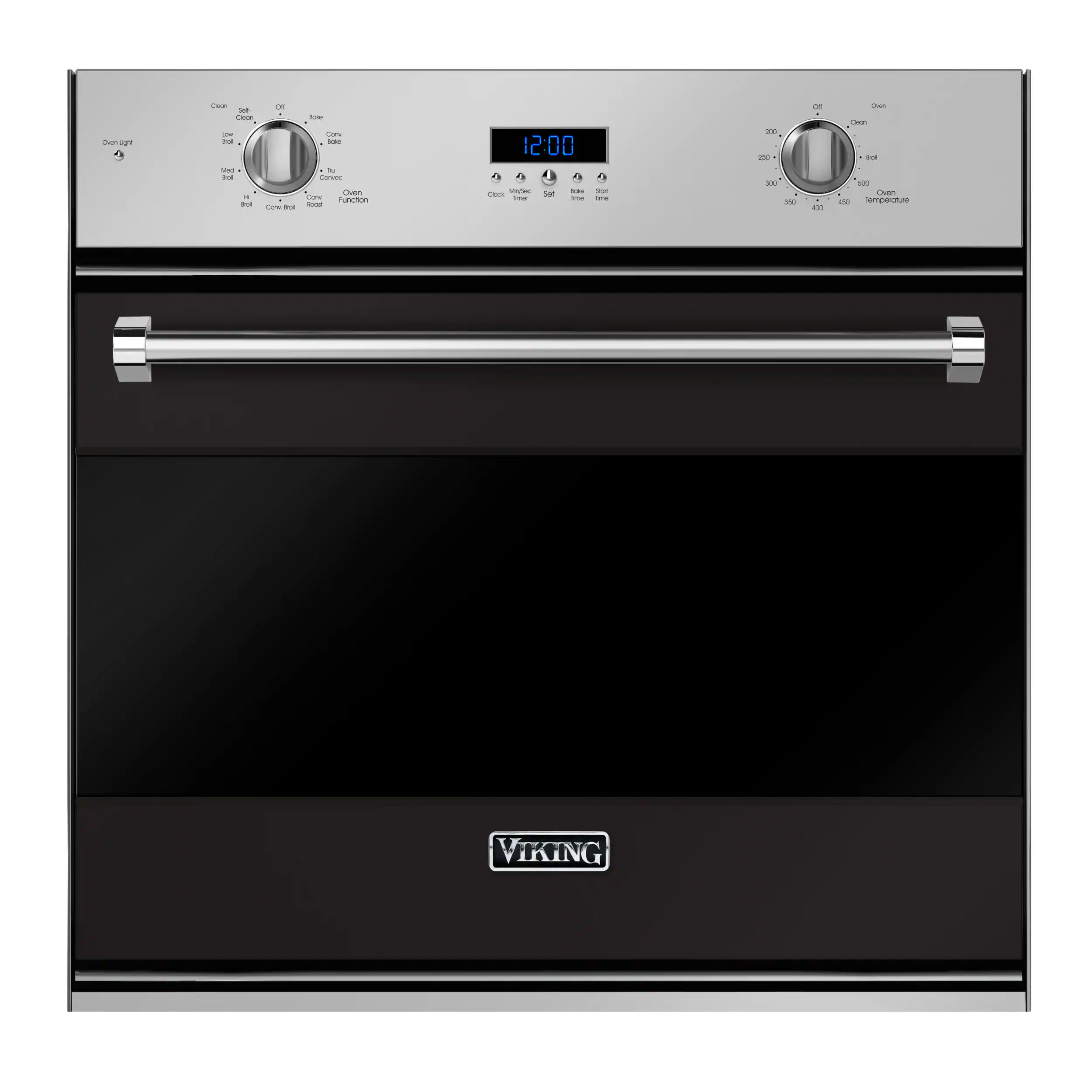 Viking - 30" Built-In Single Electric Convection Oven - Onyx
