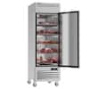 Front. Coolski - Coolski 27" Commercial Freezer, 19.32 Cu. Ft. 1 Door Reach-in Upright Freezer - Stainless steel.