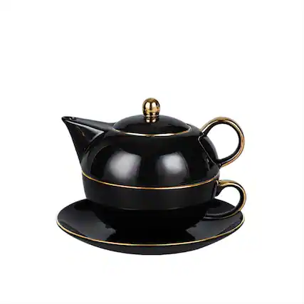 Front. Jiallo - The Enchanted Tea Service Collection - Tea for one Tea Set - Multi color.