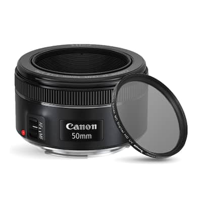 Canon EF 50mm f/1.8 STM Lens 0570C002 + UV Ultraviolet Filter Canon EF 50mm f/1.8 STM Lens 0570C002 + UV Ultraviolet Filter