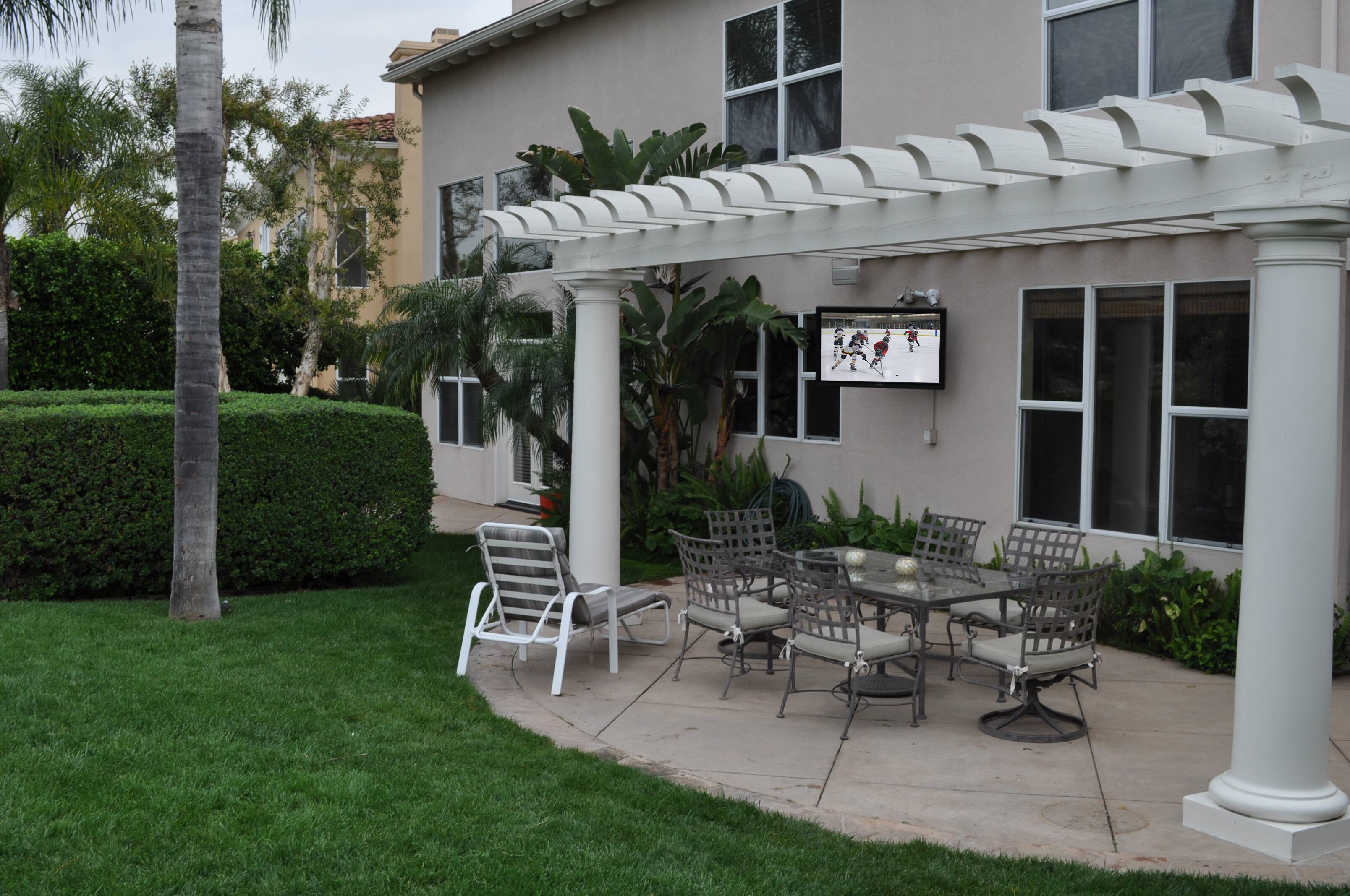 Alt View 2. Apollo Enclosures - Apollo 43" Deluxe Outdoor TV Enclosure for 39" to 43" TVs, Quality Aluminum Construction, UL/CSA certified for safety - Black.