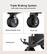Triple Braking System
Safe under heavy load and downhill
- Electromagnetic front
- Drum rear
- Parking lock