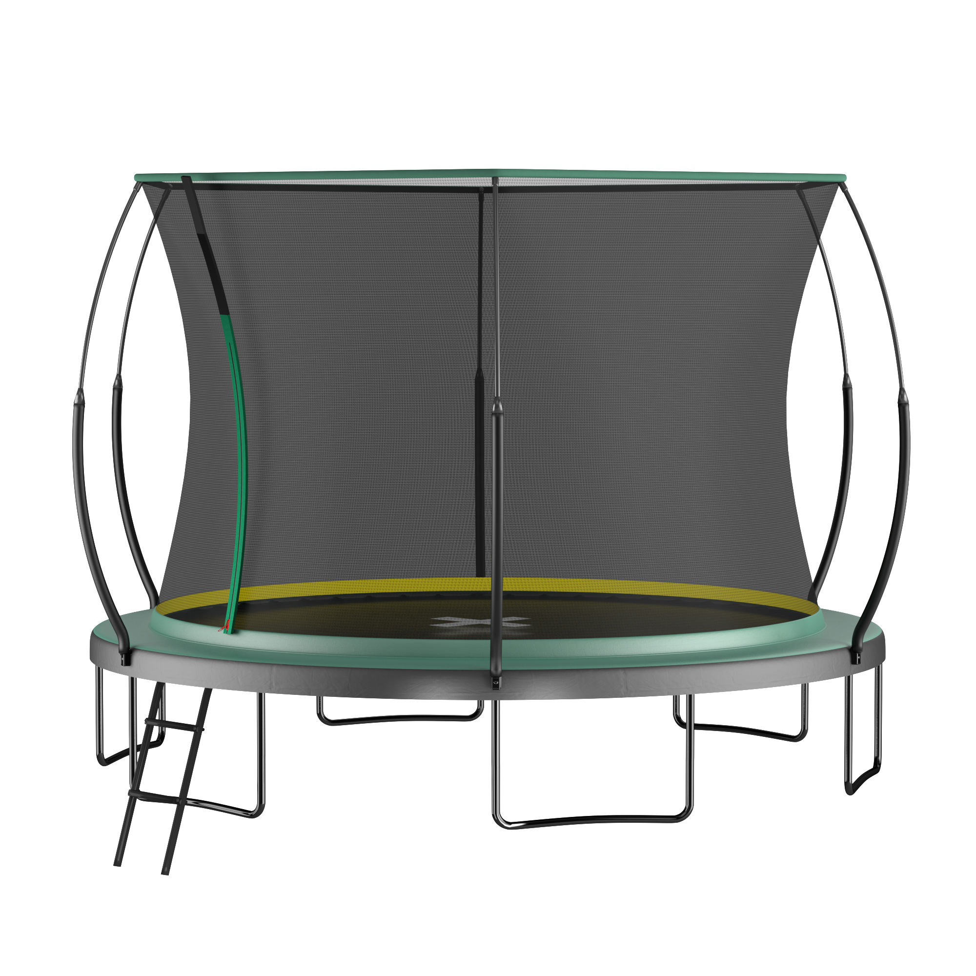Left. LOVMOR - Lovmor 14 FT Trampoline with No Gap Enclosure Recreational Trampoline for Adults.